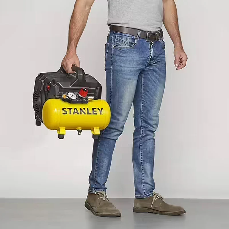 Compresseur 6L Silencieux 1HP coaxial sans huile - STANLEY FATMAX - DST100/8/6 - Image 4