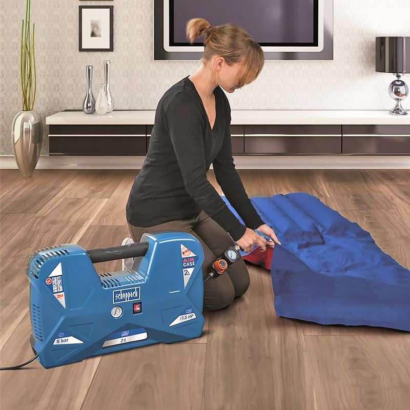 Compresseur portatif avec kit accessoires SCHEPPACH AIR CASE 1100 - Image 3