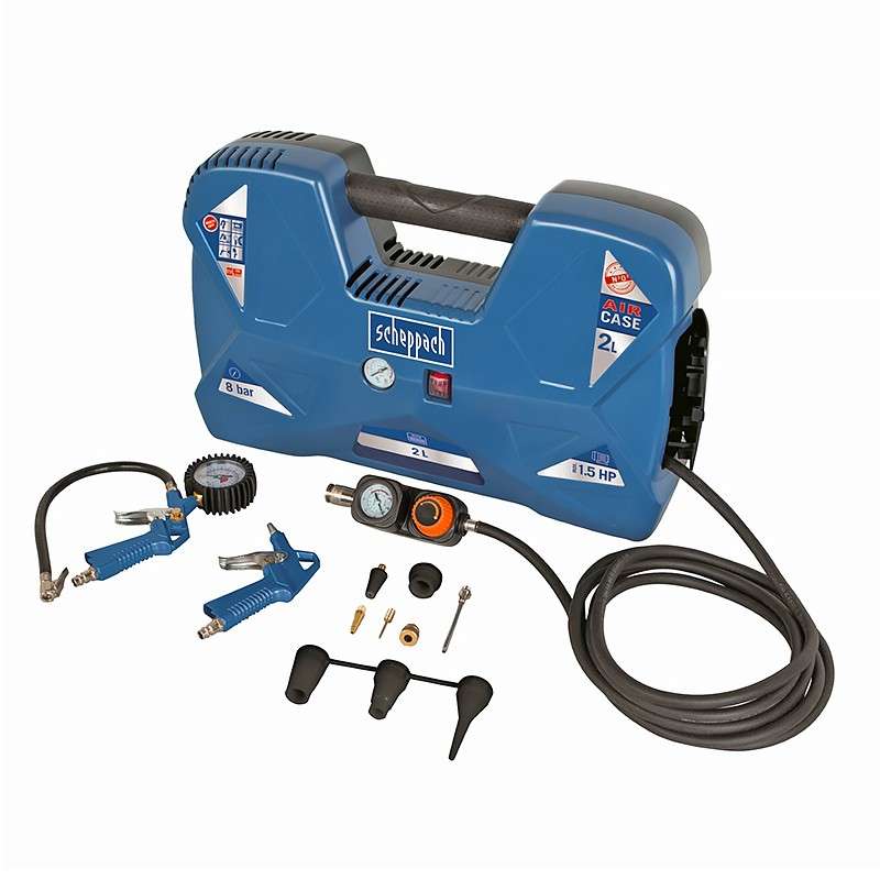 Compresseur portatif avec kit accessoires SCHEPPACH AIR CASE 1100 - Image 6