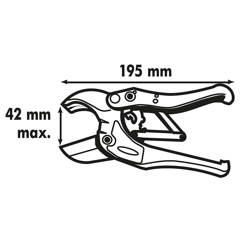 Coupe tubes MEJIX 180436 - PER/PEX/ABS diamètre 42 mm - Image 3