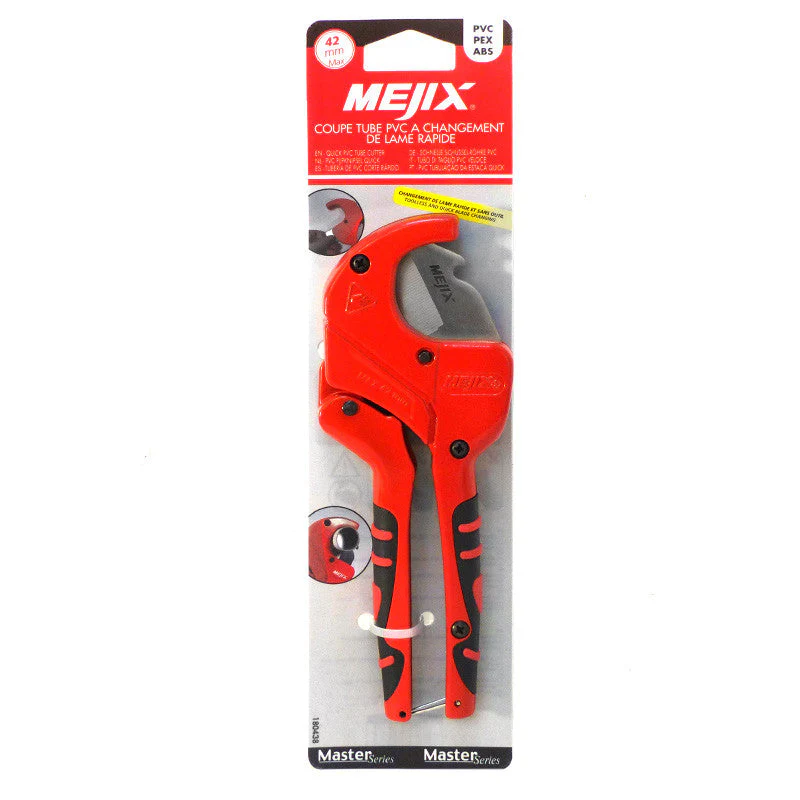 Coupe tubes PVC - MEJIX - 180438 - Changement de lame rapide 42 mm - Image 3