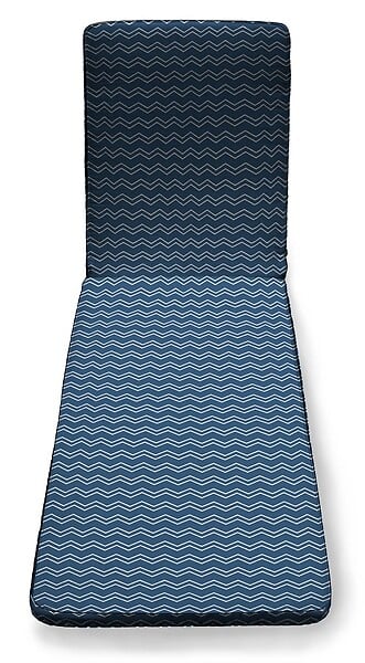 Coussin bain de soleil Tajl - Coton et polycoton - Bleu