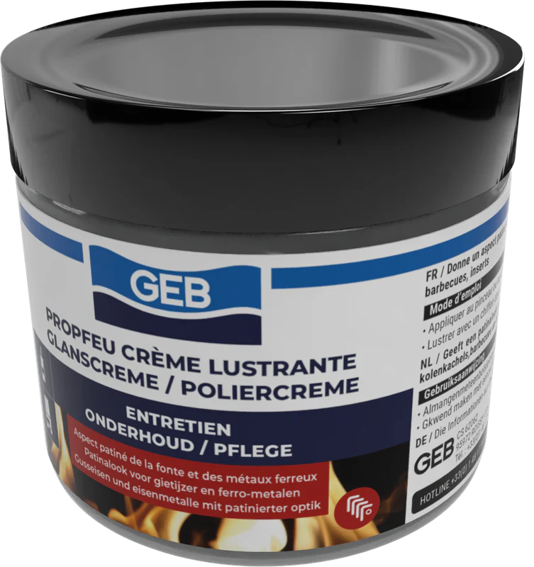 Crème lustrante GEB Propfeu effet patiné pour l’entretien et la protection des fontes et métaux 220ml - Image 5