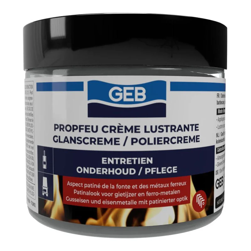 Crème lustrante GEB Propfeu effet patiné pour l’entretien et la protection des fontes et métaux 220ml - Image 6