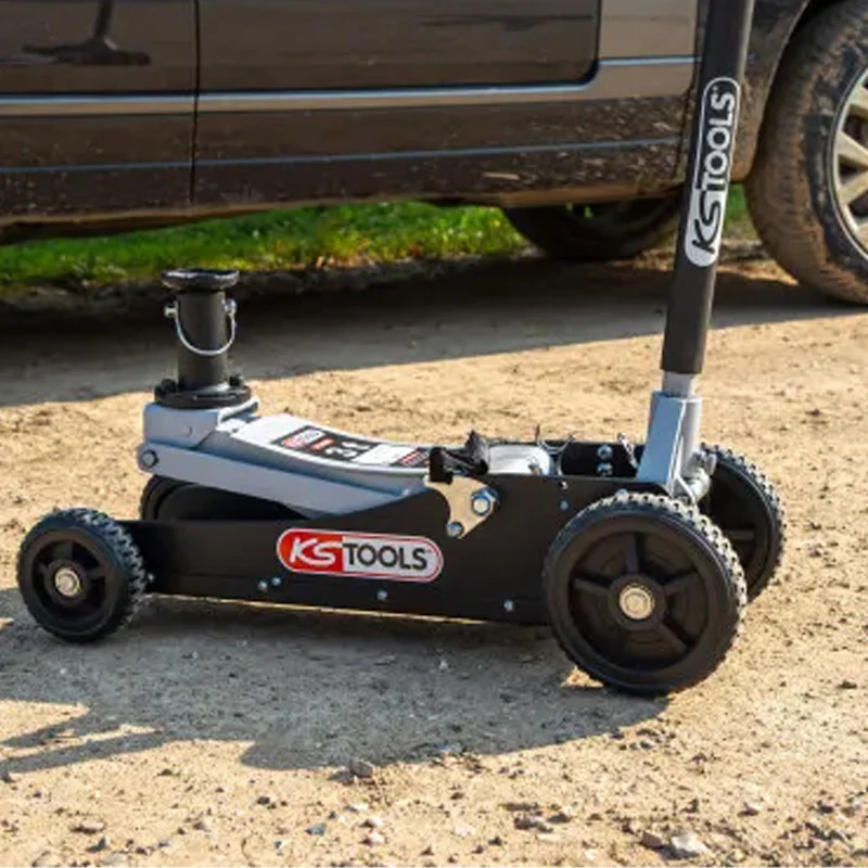 Cric hydraulique tout-terrain, 3 t  - KS TOOLS - 161.0362F - Image 3