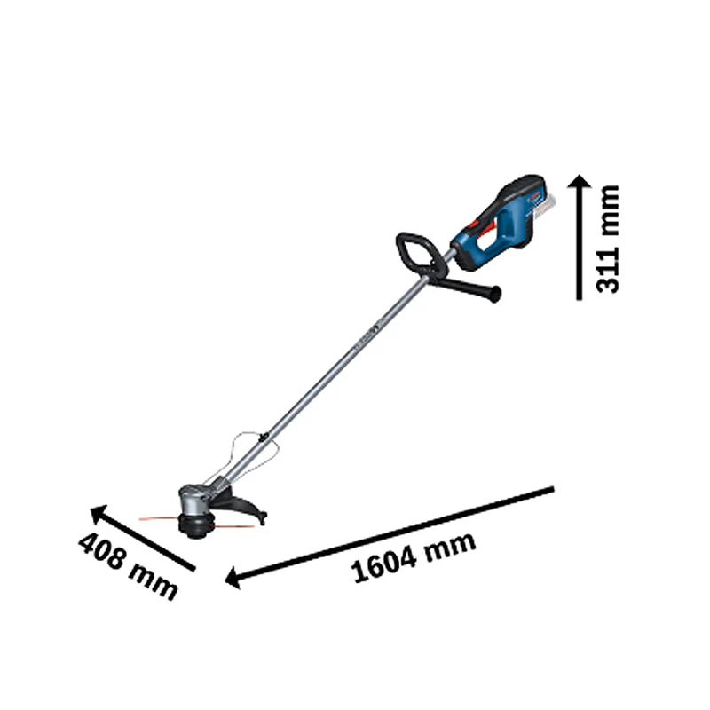 Débroussailleuse sans fil BOSCH 06008D0000 - GRT 18V-33 Professional Ø33 (vendu sans batterie) - Image 4