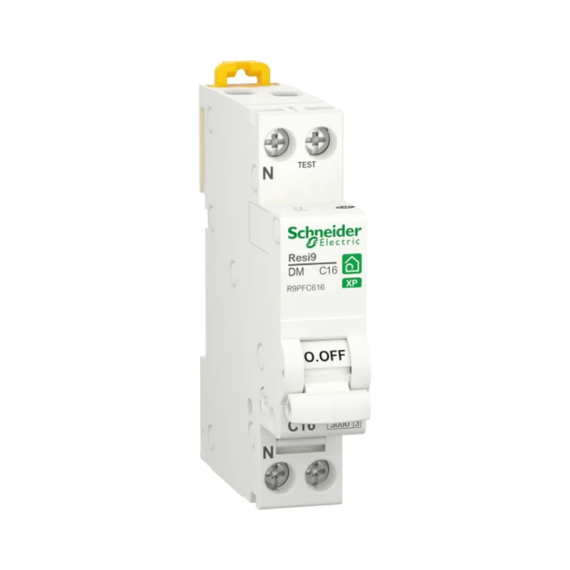 Disjoncteur SCHNEIDER R9PFC616 16A type C A vis 3kA 1P+N peignable Resi9 XP