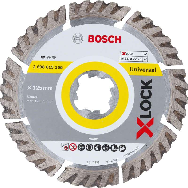 Disque à tronçonner diamanté BOSCH Professional X-LOCK Standard for Universal Ø 125x22,23x2x10 - Image 3