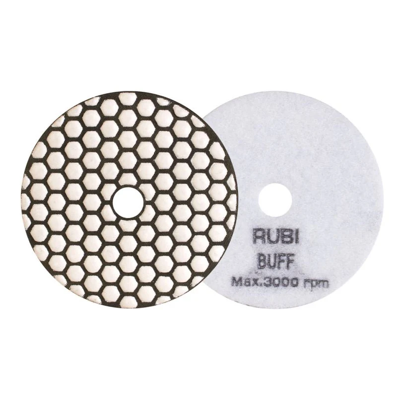 Disque diamant polissage et poncage a sec ø100 mm buff bl. - RUBI - 62977