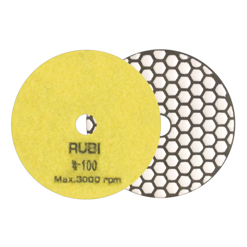 Disque diamant polissage et poncage a sec ø100 mm gr. 200 - RUBI - 62972 - Image 2