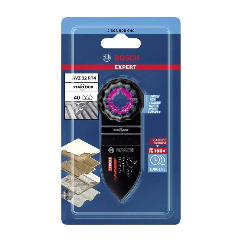 Doigt de ponçage BOSCH EXPERT 2608900040 Starlock Carbure Multimaterial 32x50mm - Image 3