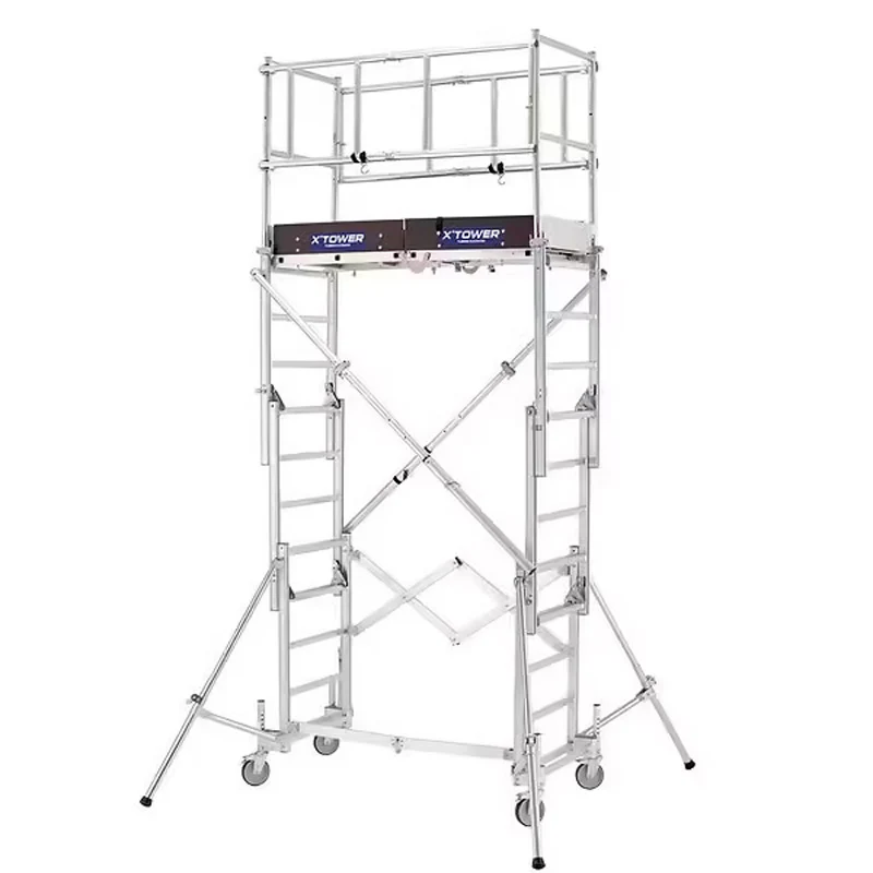 Échafaudage roulant X Tower - 2,80 m - TUBESCA-COMABI - 22405530 + Kit de chargement pour X-Tower "EMBARQ OFFERT - Image 2