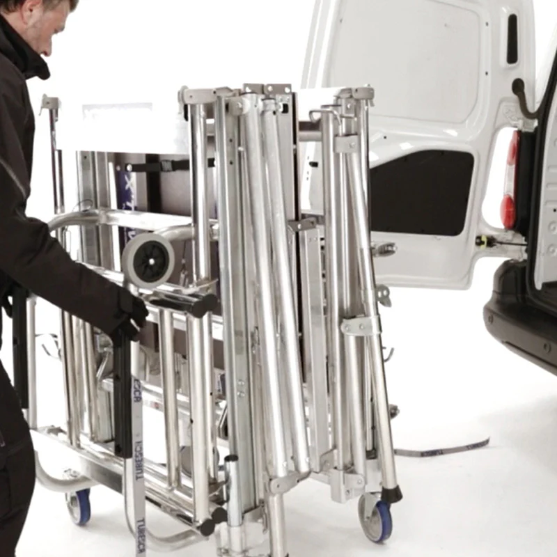 Échafaudage roulant X Tower - 2,80 m - TUBESCA-COMABI - 22405530 + Kit de chargement pour X-Tower "EMBARQ OFFERT - Image 4