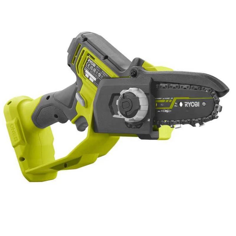 Élagueur à main 18V - RYOBI RY18PSX10A-0 - Brushless / moteur sans charbons - guide 10 cm - 6 m/s - tendeur sans outil (vendu sans batterie) - Image 4