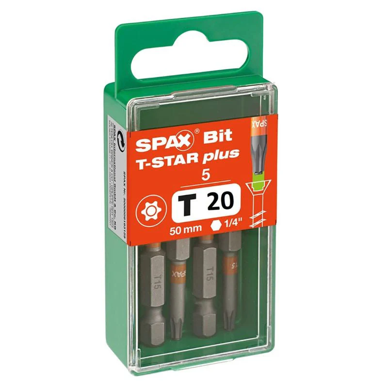 Embout T-STAR 50 mm acier inox A2 (5 pcs) - SPAX - Image 5