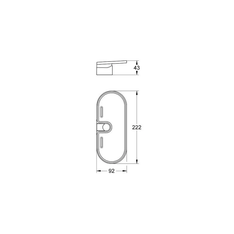 Ensemble VITALIO COMFORT GROHE 26097000 - douchette 3 jets + barre 60 cm + flexible 175 cm - chrome - Image 6