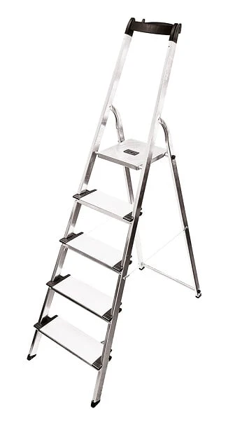 Escabeau HAILO XL20 5 marches avec tablette porte-outils