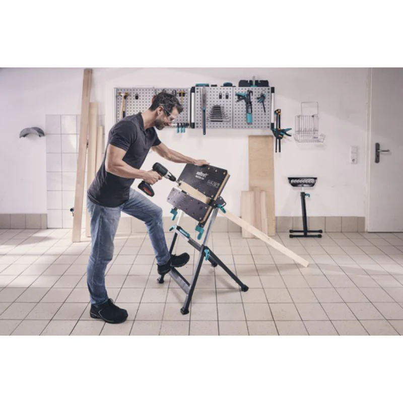 Etabli de serrage WOLFCRAFT 6870000 MASTER 650 ERGO - Hauteur réglable - Image 2