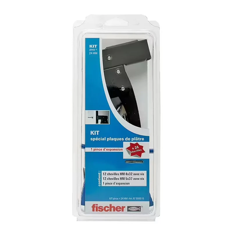 Fischer kit pince et 24 chevilles pour plaques de platres - Image 2