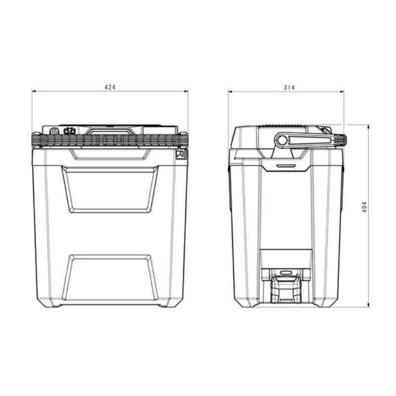 Glacière sans fil METABO KB 18 BL (600791850) 18V avec fonction de maintien au chaud - Image 2