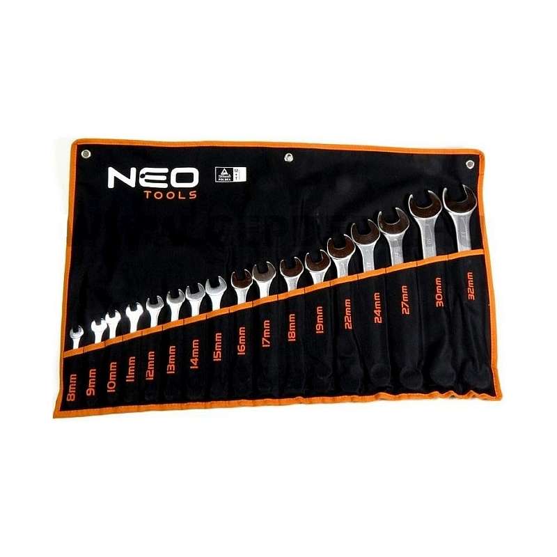 Jeu de 17 clés mixtes 8 - 32 mm NEO TOOLS 09-753 - Image 2