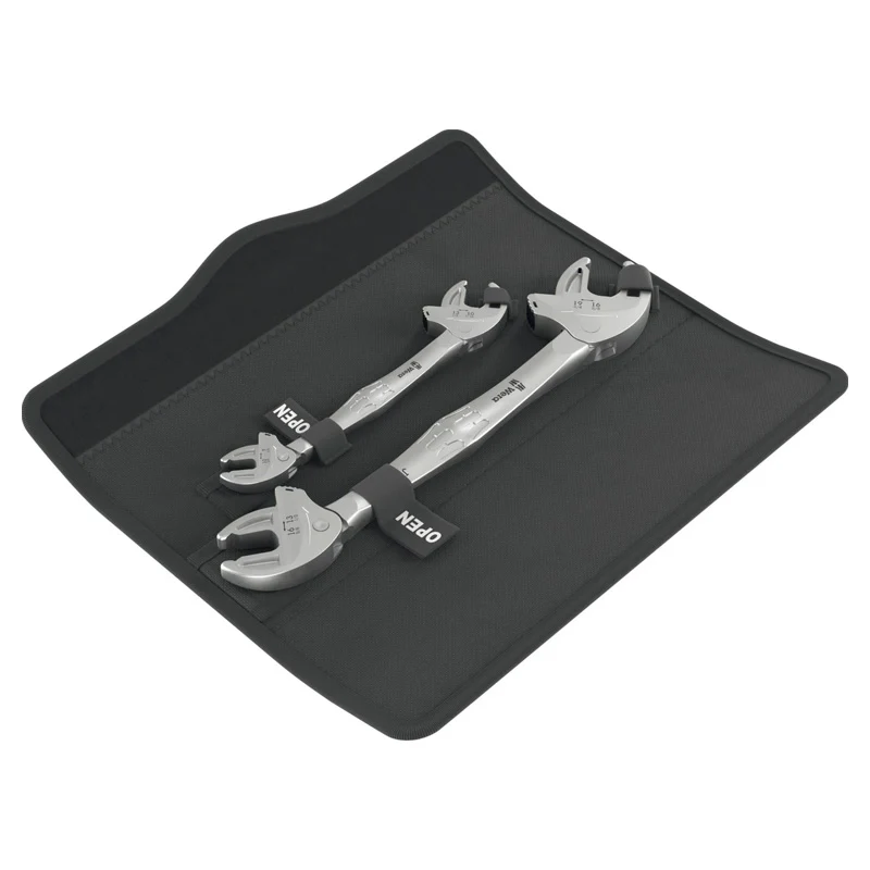 Jeu de 2 clés auto ajustables  6006 Joker 2 Set 1 Clés double fourche, 2 pièces - WERA - 05020340001