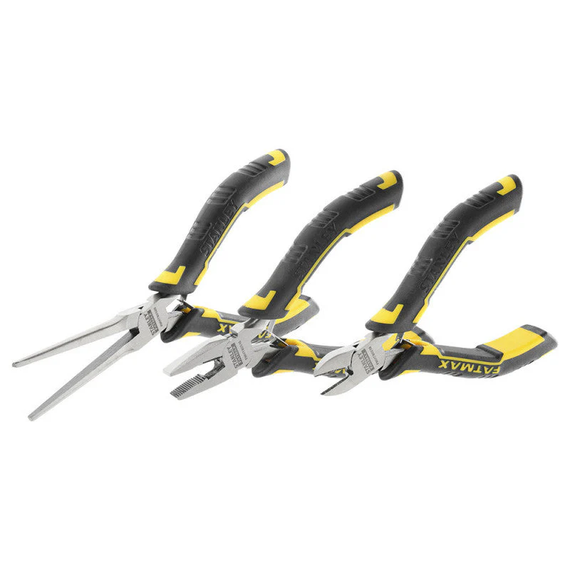 Jeu de 3 mini pinces STANLEY FATMAX