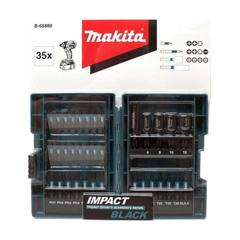 Jeu de 35 embouts de vissage MAKITA B-66880 IMPACT BLACK - Image 2