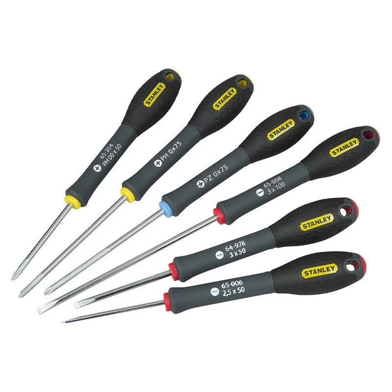 Jeu de 6 tournevis de précision STANLEY FATMAX