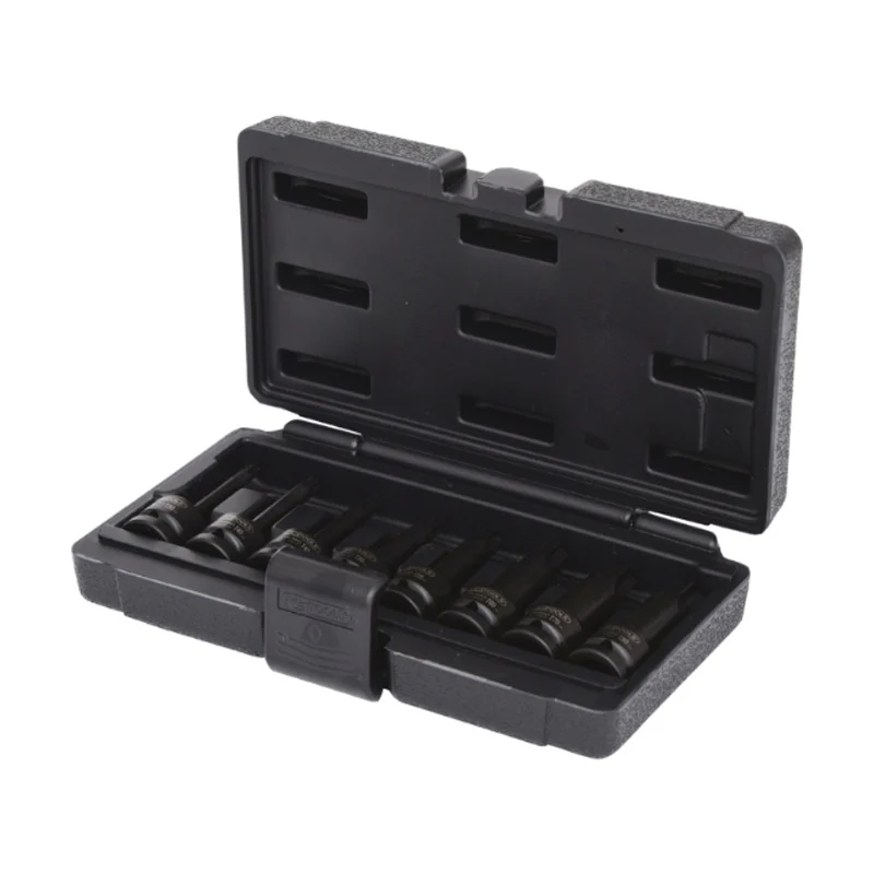 Jeu de 8 douilles tournevis à chocs longues TORX® 1/2'', T30 à T80  - KS TOOLS - 911.0901 - Image 3
