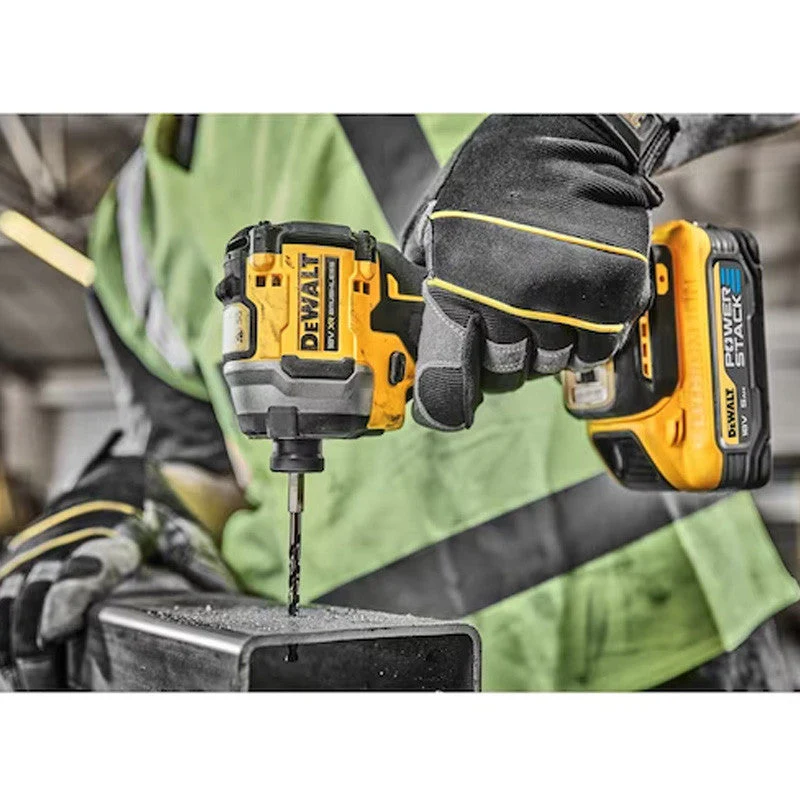 Pack 2 outils 18V DEWALT DCK2050H2T-QW : perceuse DCD805 et boulonneuse DCF850 Brushless  avec coffret et 2 batteries 5,0 Ah POWERSTACK - Image 5
