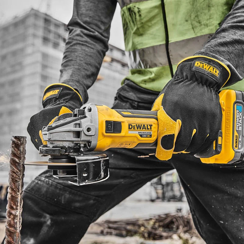 Pack 3 outils 18V DEWALT DCK355P2T-QW Brushless - Perceuse + perforateur + meuleuse + 2 batteries 5Ah Li-Ion + Coffret - Image 12