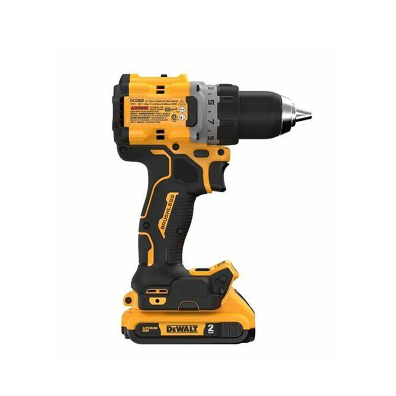 Pack 3 outils 18V DEWALT DCK355P2T-QW Brushless - Perceuse + perforateur + meuleuse + 2 batteries 5Ah Li-Ion + Coffret - Image 5