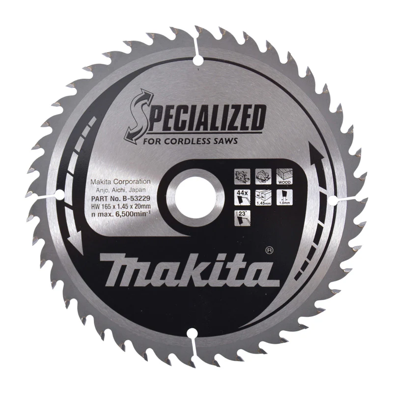 Lames Carbure "Specialized" pour Bois, pour scies circulaires à batterie MAKITA - Image 3