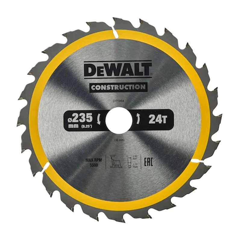 Lame de scie circulaire portative DEWALT Carbure Construction - Image 7