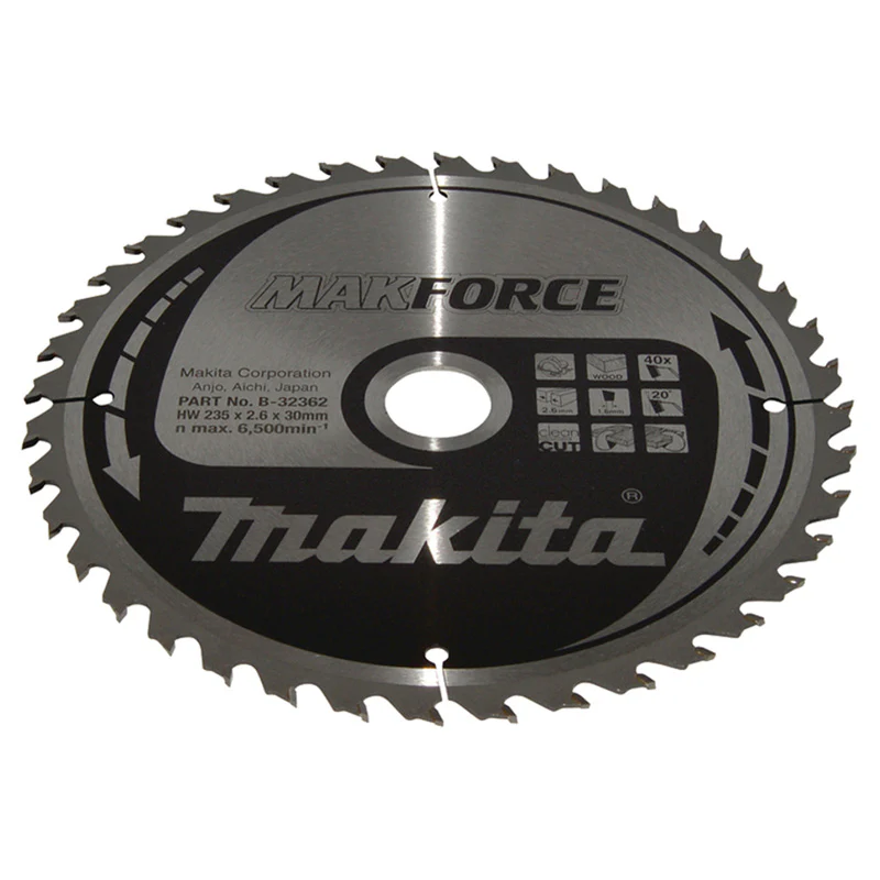Lames carbure "MakForce", pour bois, pour scies circulaires MAKITA - Image 11