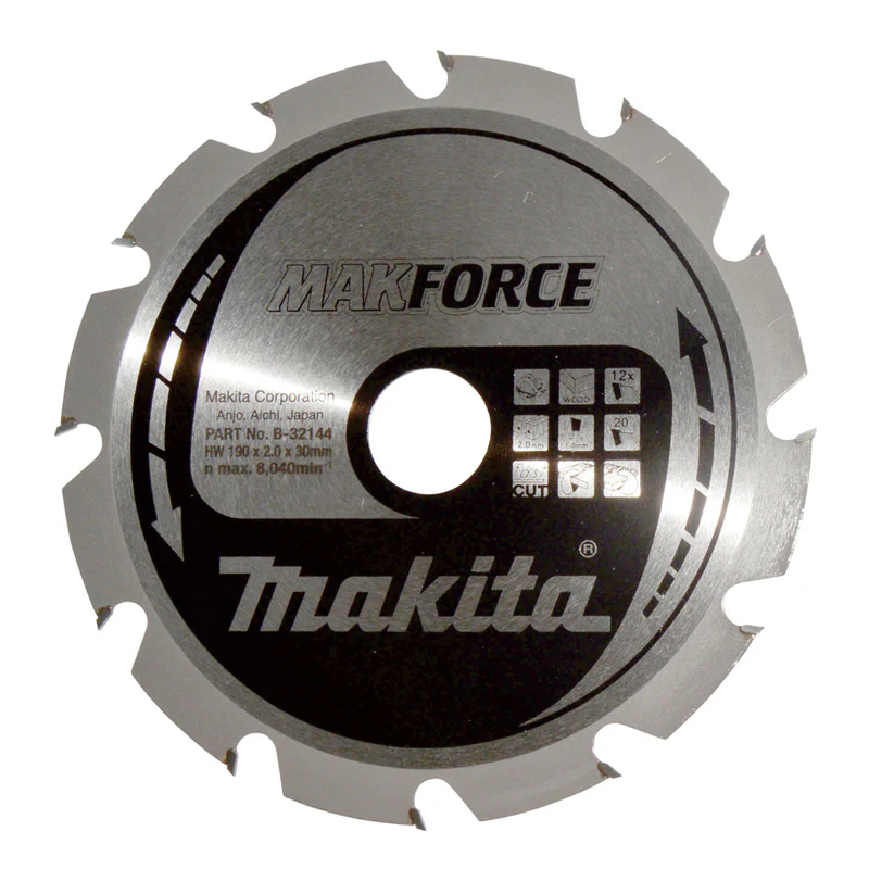 Lames carbure "MakForce", pour bois, pour scies circulaires MAKITA - Image 2