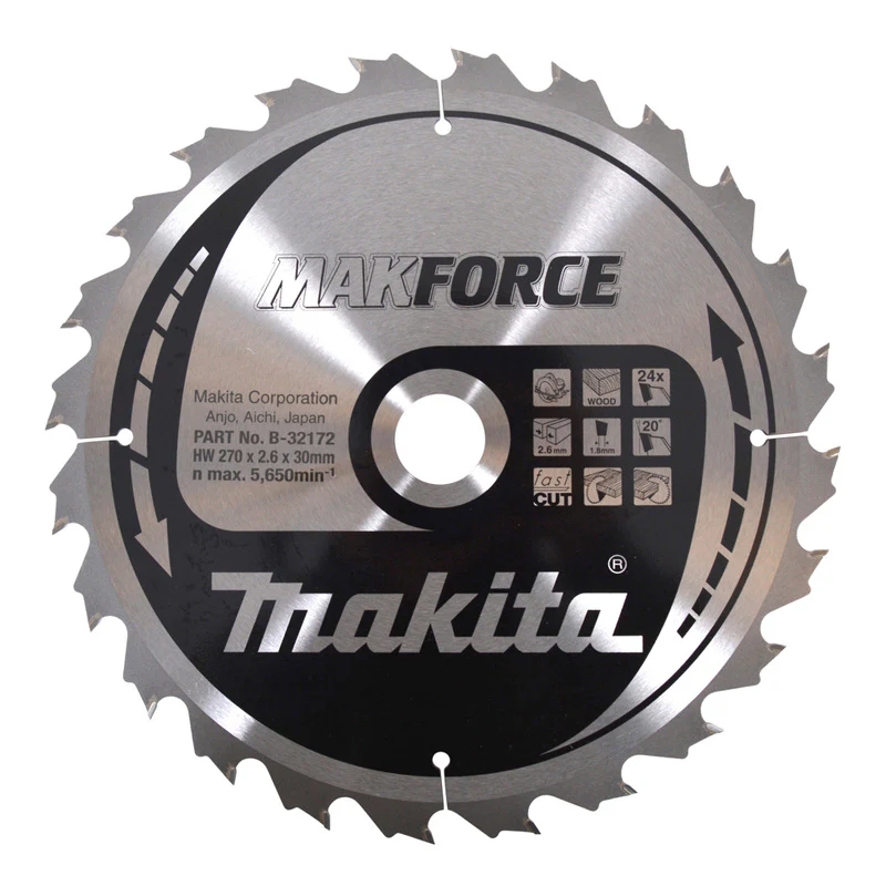 Lames carbure "MakForce", pour bois, pour scies circulaires MAKITA - Image 3