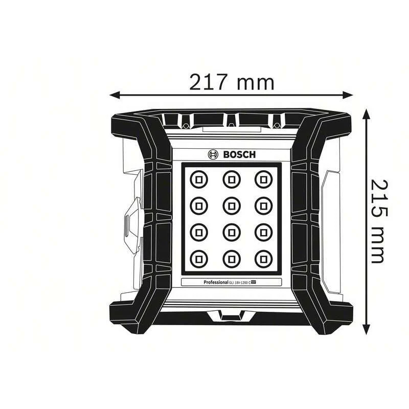 Lampe sans fil BOSCH 0601446700 - GLI 18V-1200 C Professional (vendu sans batterie) - Image 3