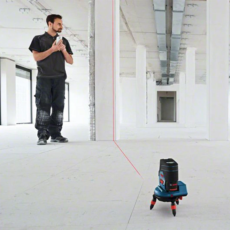 Laser combiné BOSCH 0601066G08 GCL 2-50 C Professional + L-Boxx et support - Image 5