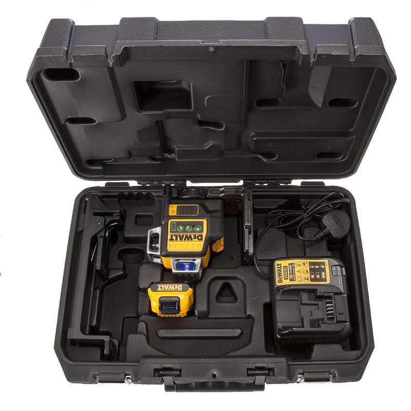 Laser lignes 3 croix 360° à faisceaux verts 12V DEWALT DCE089D1G - Image 5