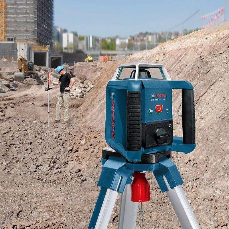 Laser rotatif BOSCH 06159940JY - GRL 400 H Professional + Mire + Trépied - Image 5