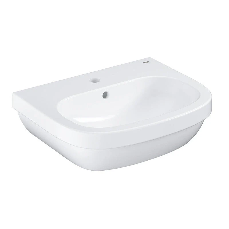 Lavabo suspendu EURO CERAMIC GROHE 3933600H avec pureguard - 55 cm