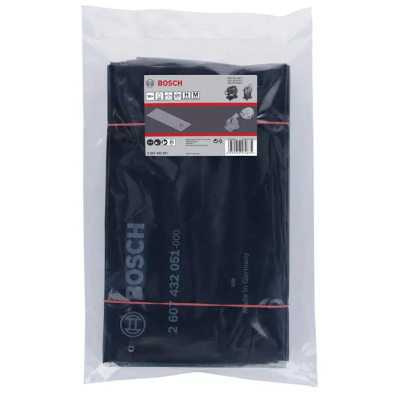 Lot de 10 sacs d'aspirateur BOSCH 2607432051 - Jetables - Pour GAS35-55 H/M AFC - Image 2