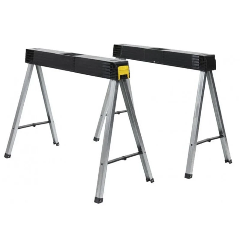 Lot de 2 tréteaux STANLEY  1-97-475 pliables et clipsables charge 350kg
