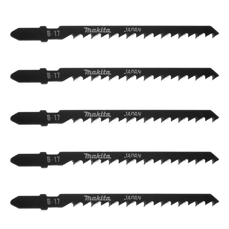 Lot de 5 Lames pour scie sauteuse MAKITA A-85690 pour bois