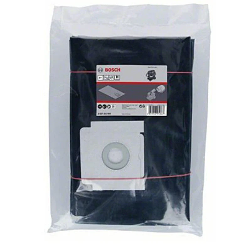 Lot de 5 sacs d'aspirateur BOSCH 2607432050 - Filtrants - Jetables - Pour GAS35 H AFC/M AFC - Image 3