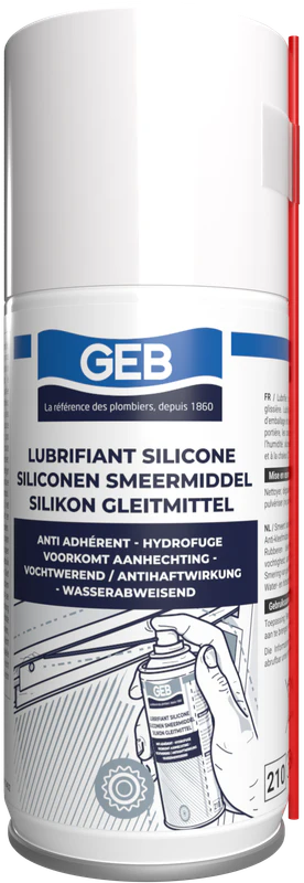 Lubrifiant anti-adhérent GEB 100% silicone aérosol 210 150 ml - Image 2