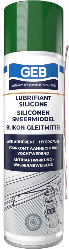 Lubrifiant anti-adhérent GEB 100% silicone aérosol 650 500 ml - Image 2