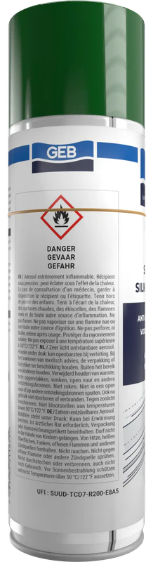 Lubrifiant anti-adhérent GEB 100% silicone aérosol 650 500 ml - Image 4